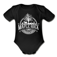 Load image into Gallery viewer, Baby Maple Rock Farm Logo - Short Sleeve Bodysuit
