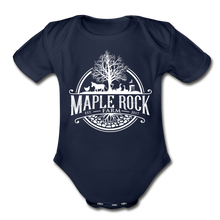 Load image into Gallery viewer, Baby Maple Rock Farm Logo - Short Sleeve Bodysuit
