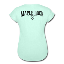 Load image into Gallery viewer, Women&#39;s Tri-Blend V-Neck T-Shirt - mint
