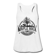 Load image into Gallery viewer, Women&#39;s Maple Rock Farm Racerback - white
