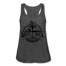 Load image into Gallery viewer, Women&#39;s Maple Rock Farm Racerback - deep heather
