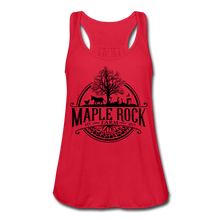 Load image into Gallery viewer, Women&#39;s Maple Rock Farm Racerback - red
