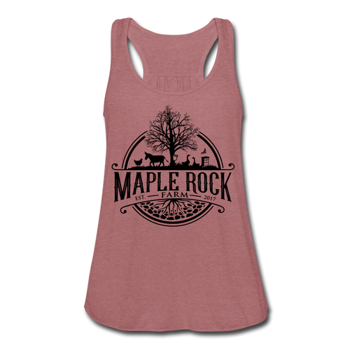 Women's Maple Rock Farm Racerback - mauve