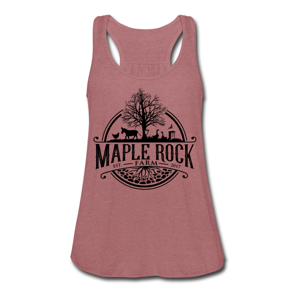 Women's Maple Rock Farm Racerback - mauve