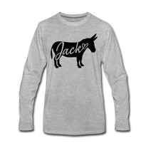 Men's 'Jack' Long Sleeve T-Shirt - heather gray