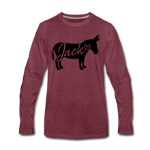 Load image into Gallery viewer, Men&#39;s &#39;Jack&#39; Long Sleeve T-Shirt - heather burgundy
