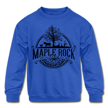 Load image into Gallery viewer, Kid&#39;s Maple Rock Farm Logo - Crewneck Sweatshirt
