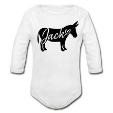 Load image into Gallery viewer, Baby &#39;Jack&#39; Long Sleeve Bodysuit - white
