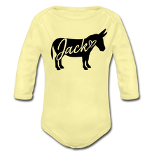 Load image into Gallery viewer, Baby &#39;Jack&#39; Long Sleeve Bodysuit - washed yellow
