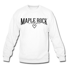 Load image into Gallery viewer, Crewneck Maple Rock Farm Sweatshirt - white
