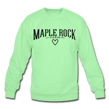 Load image into Gallery viewer, Crewneck Maple Rock Farm Sweatshirt - lime
