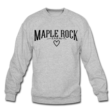 Load image into Gallery viewer, Crewneck Maple Rock Farm Sweatshirt - heather gray
