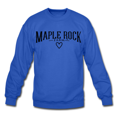 Crewneck Maple Rock Farm Sweatshirt - royal blue