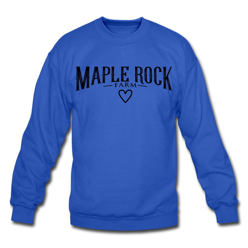 Crewneck Maple Rock Farm Sweatshirt - royal blue