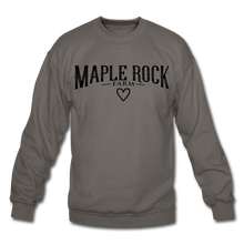 Load image into Gallery viewer, Crewneck Maple Rock Farm Sweatshirt - asphalt gray
