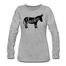 Load image into Gallery viewer, Women&#39;s &#39;Jack&#39; Long Sleeve T-Shirt - heather gray
