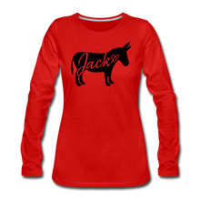 Load image into Gallery viewer, Women&#39;s &#39;Jack&#39; Long Sleeve T-Shirt - red
