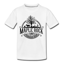 Load image into Gallery viewer, Toddler Maple Rock Farm Logo T-Shirt - white
