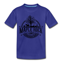 Load image into Gallery viewer, Toddler Maple Rock Farm Logo T-Shirt - royal blue
