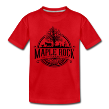 Load image into Gallery viewer, Toddler Maple Rock Farm Logo T-Shirt - red
