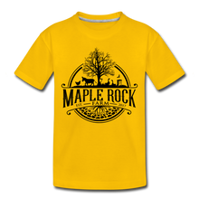 Load image into Gallery viewer, Toddler Maple Rock Farm Logo T-Shirt - sun yellow
