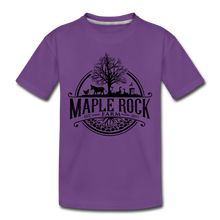 Load image into Gallery viewer, Toddler Maple Rock Farm Logo T-Shirt - purple
