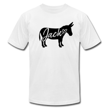 Load image into Gallery viewer, Unisex &#39;Jack&#39; Jersey T-Shirt - white
