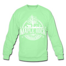 Load image into Gallery viewer, Crewneck Maple Rock Farm Logo Sweatshirt - lime
