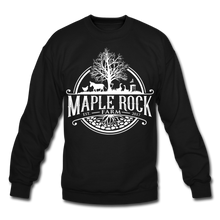 Load image into Gallery viewer, Crewneck Maple Rock Farm Logo Sweatshirt - black
