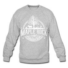 Load image into Gallery viewer, Crewneck Maple Rock Farm Logo Sweatshirt - heather gray
