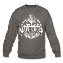 Load image into Gallery viewer, Crewneck Maple Rock Farm Logo Sweatshirt - asphalt gray
