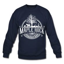 Load image into Gallery viewer, Crewneck Maple Rock Farm Logo Sweatshirt - navy
