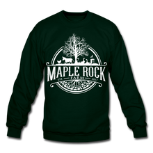 Load image into Gallery viewer, Crewneck Maple Rock Farm Logo Sweatshirt - forest green
