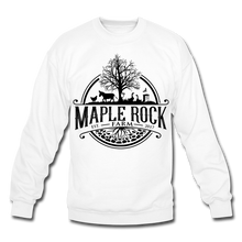 Load image into Gallery viewer, Crewneck Maple Rock Farm Logo Sweatshirt - white
