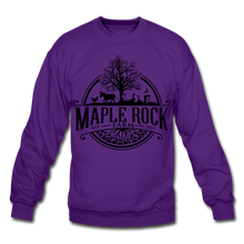 Load image into Gallery viewer, Crewneck Maple Rock Farm Logo Sweatshirt - purple
