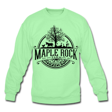 Load image into Gallery viewer, Crewneck Maple Rock Farm Logo Sweatshirt - lime
