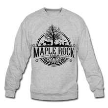 Load image into Gallery viewer, Crewneck Maple Rock Farm Logo Sweatshirt - heather gray
