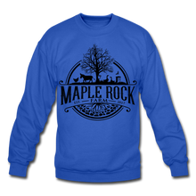 Load image into Gallery viewer, Crewneck Maple Rock Farm Logo Sweatshirt - royal blue
