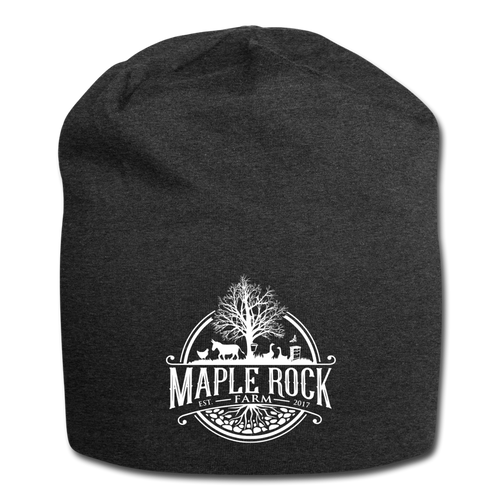 Maple Rock Farm - Jersey Beanie - charcoal gray