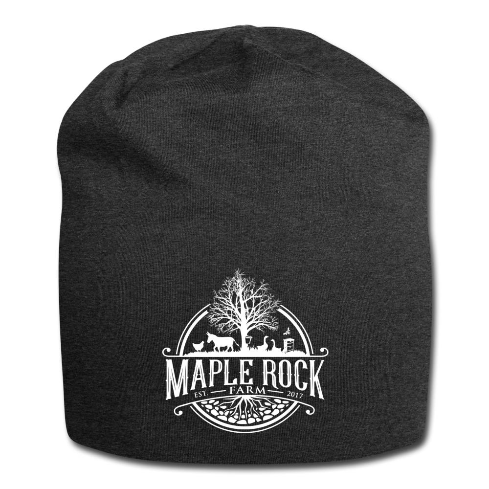 Maple Rock Farm - Jersey Beanie - charcoal gray