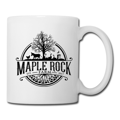 Maple Rock Farm Mug - white