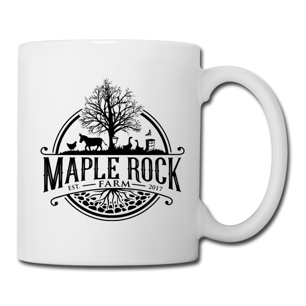 Maple Rock Farm Mug - white