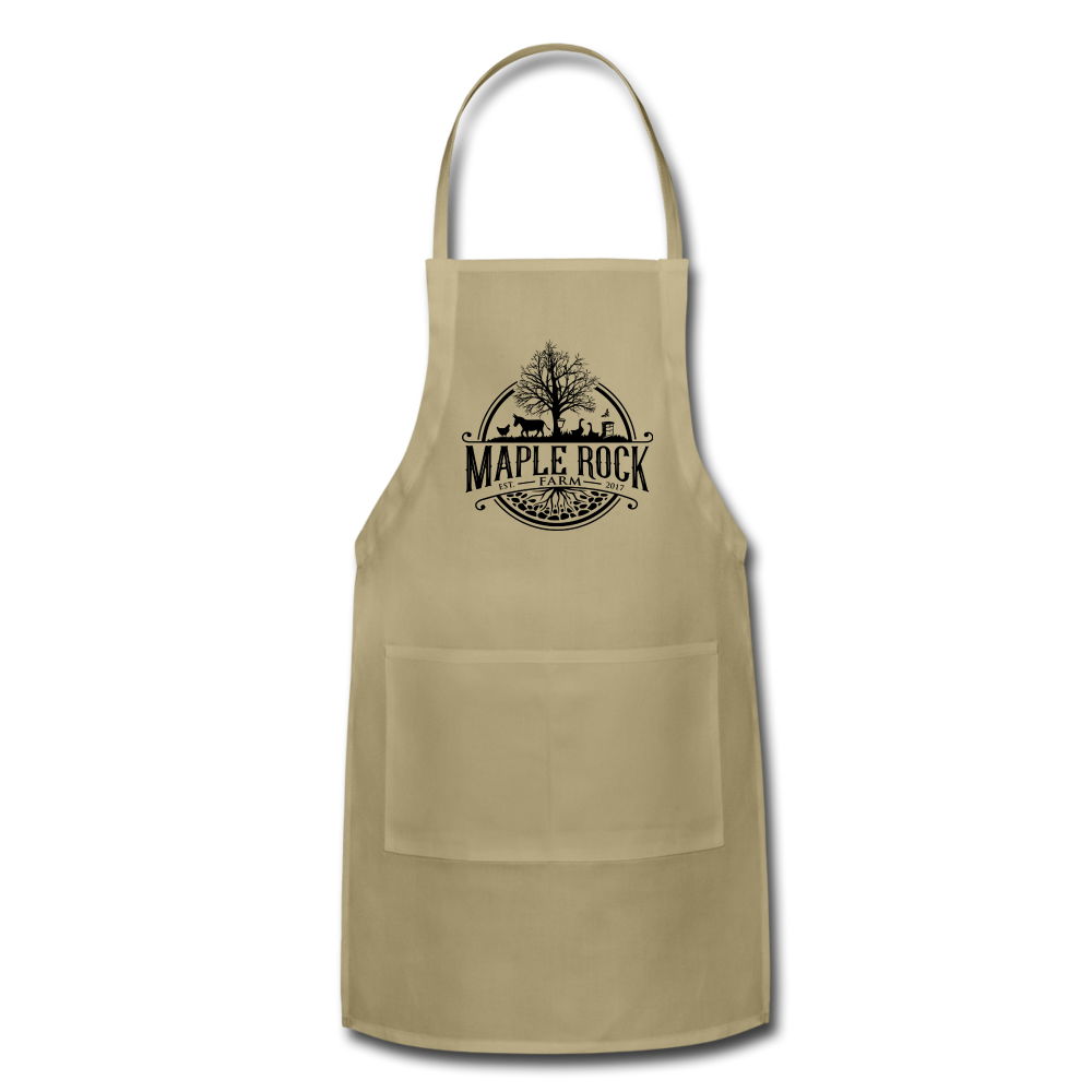 Maple Rock Farm Apron - khaki