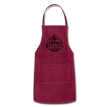 Load image into Gallery viewer, Maple Rock Farm Apron - burgundy
