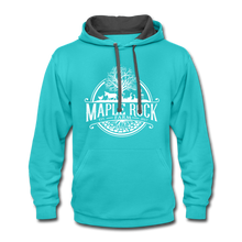 Load image into Gallery viewer, Maple Rock Farm Hoodie - scuba blue/asphalt
