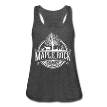 Load image into Gallery viewer, Women&#39;s Maple Rock Farm Racerback - deep heather
