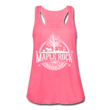 Load image into Gallery viewer, Women&#39;s Maple Rock Farm Racerback - neon pink
