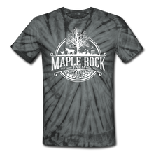 Load image into Gallery viewer, Unisex Maple Rock Farm Tie Dye T-Shirt - spider black
