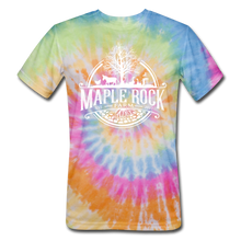 Load image into Gallery viewer, Unisex Maple Rock Farm Tie Dye T-Shirt - rainbow
