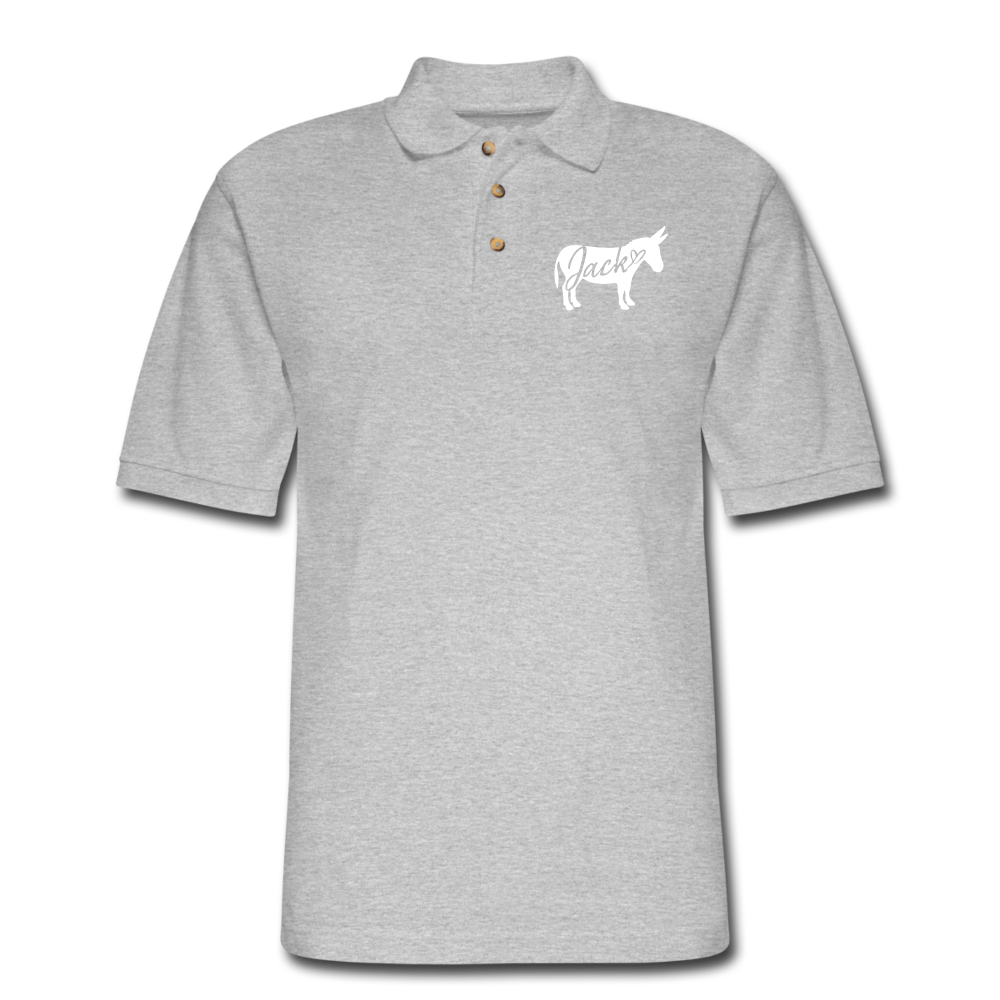 Men's 'Jack' Polo Shirt - heather gray